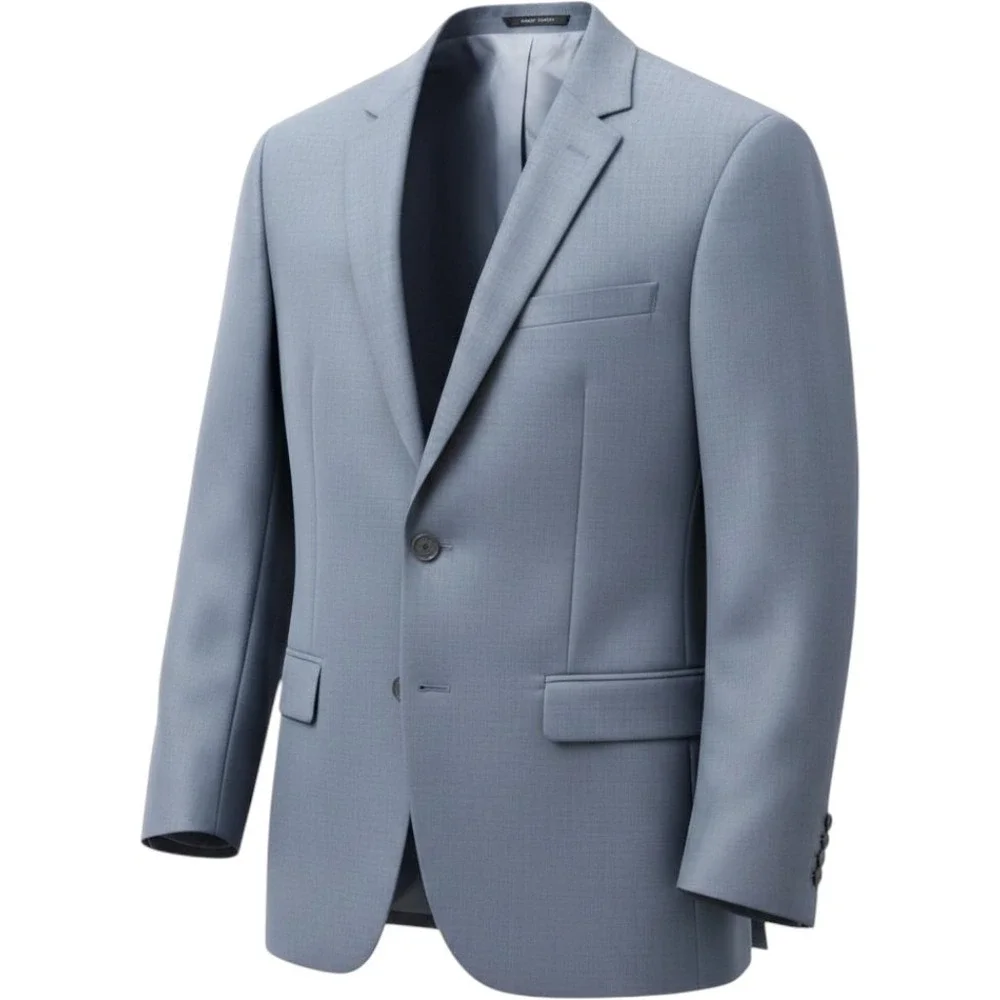 Banana Republic Modern Slim Fit Italian Fabric Blazer Blue Sport Coat 44R